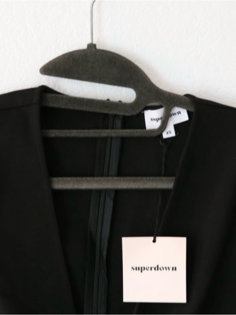 REVOLVE| Superdown Black Leona Deep V Jumpsuit NWT Size XS - Picture 7 of 7